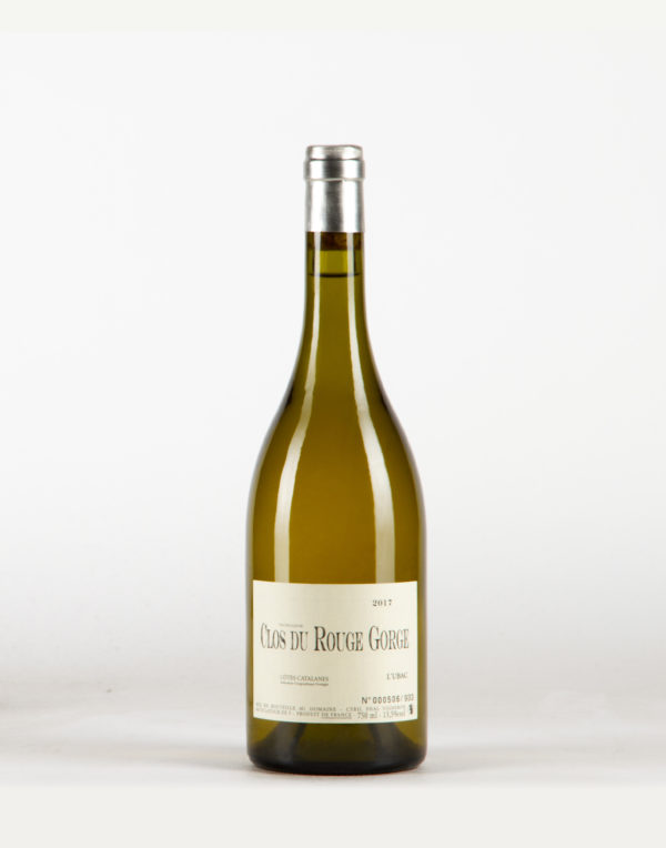 Ubac blanc Côtes Catalanes, Clos du Rouge Gorge