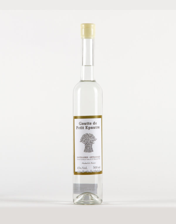 Goutte de Petit épautre Eau de vie de grain, Distillerie Laurent Cazottes