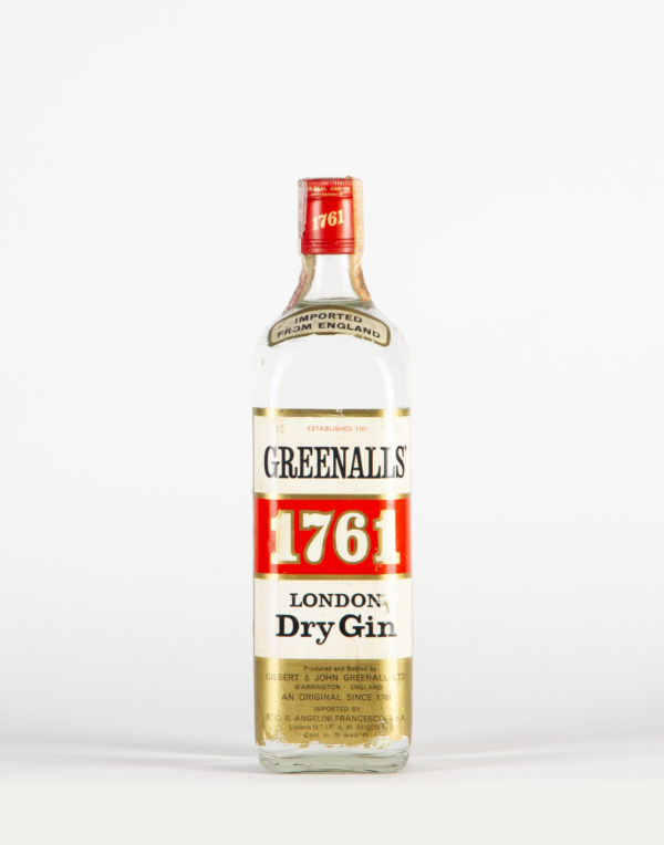 Gin Greenalls 1970's Greenalls